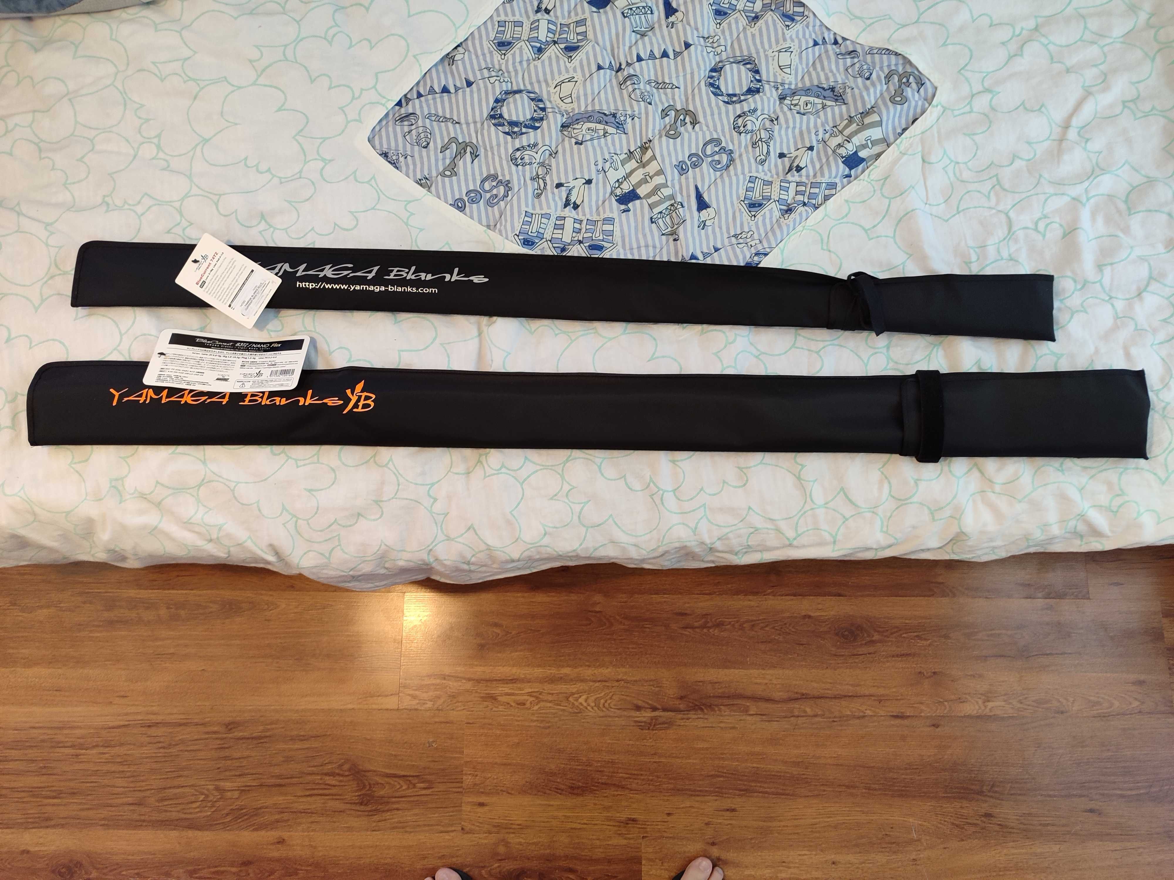 Въдици Yamaga Blanks BlueCurrent 74TZ Global и Yamaga 83TZNano Flex.