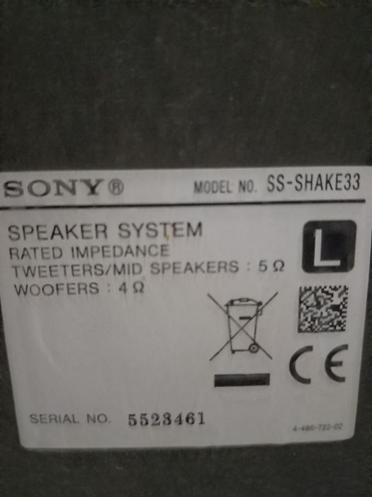 Тонколони от Sony Shake 33