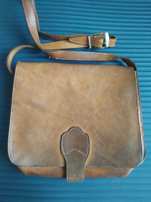 Дамска Чанта "Балкан"  Естествена Кожа - ретро модел