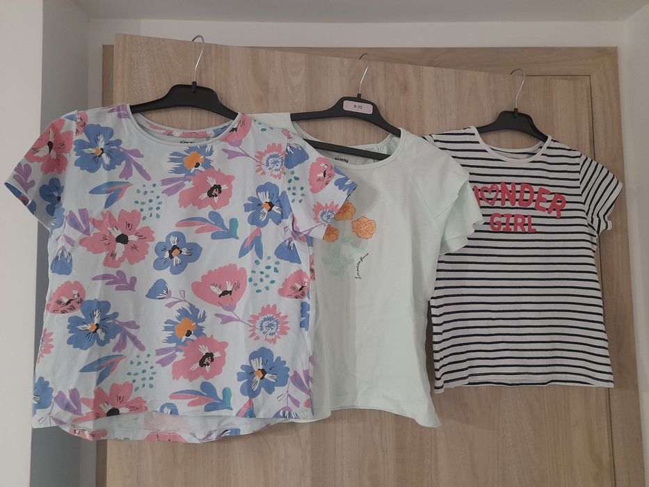 Lot 7 tricouri fete marimea 140