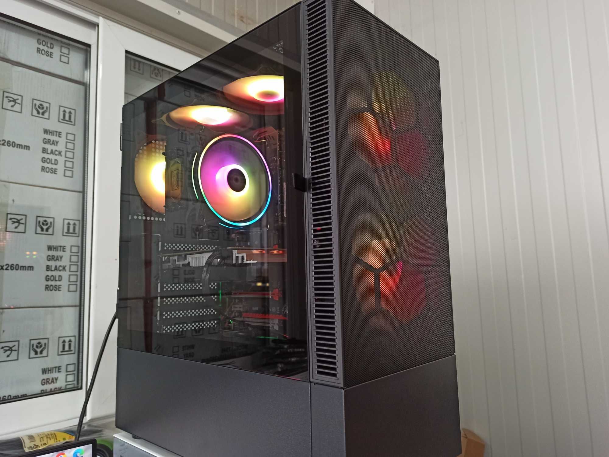 Гейм компютър 14/28-Ядрен с Intel / RTX 2060 12Gb /RAM 32Gb/ SSD/ 650W