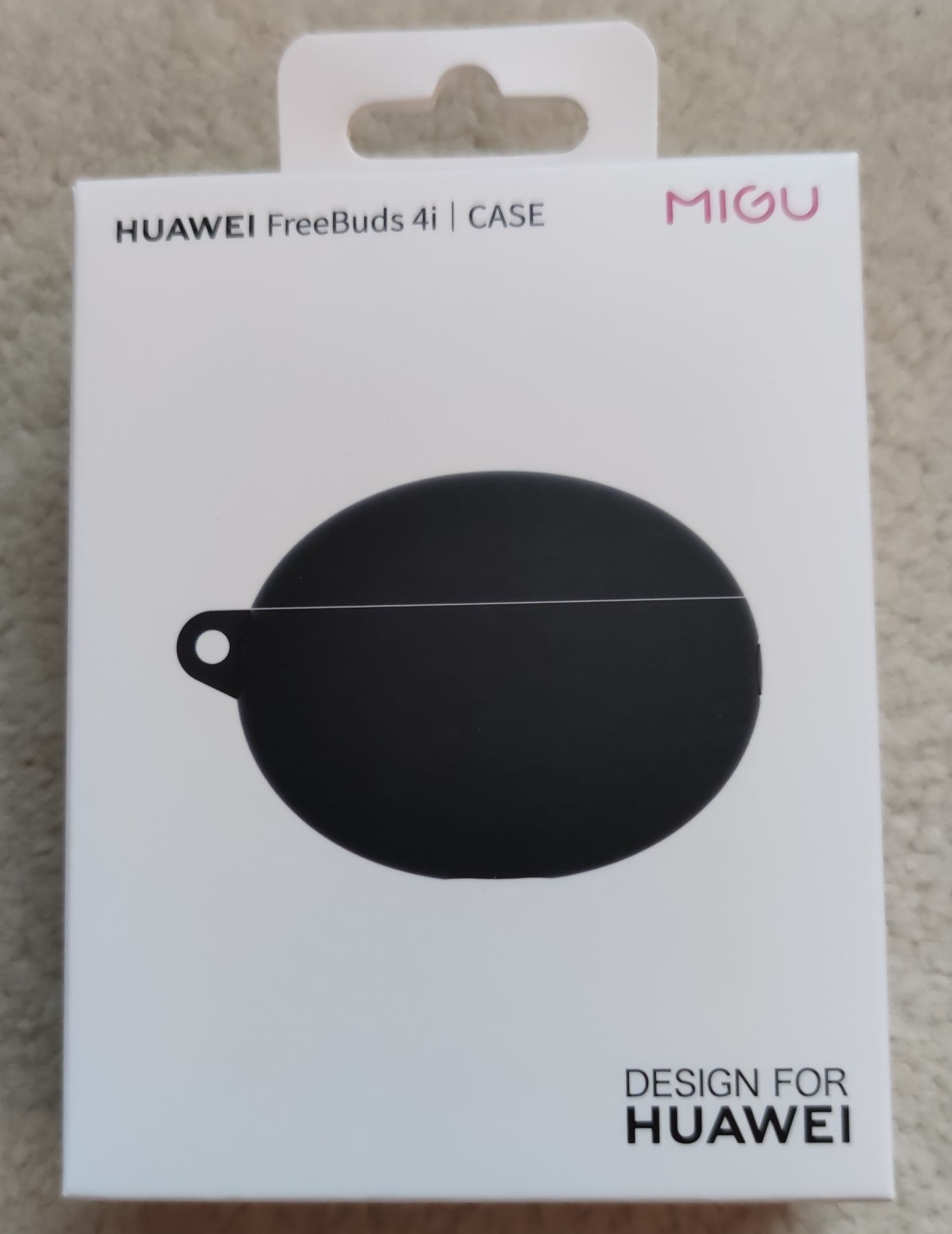 Husa case silicon originala Huawei FreeBuds 4i albă Nouă Sigilată