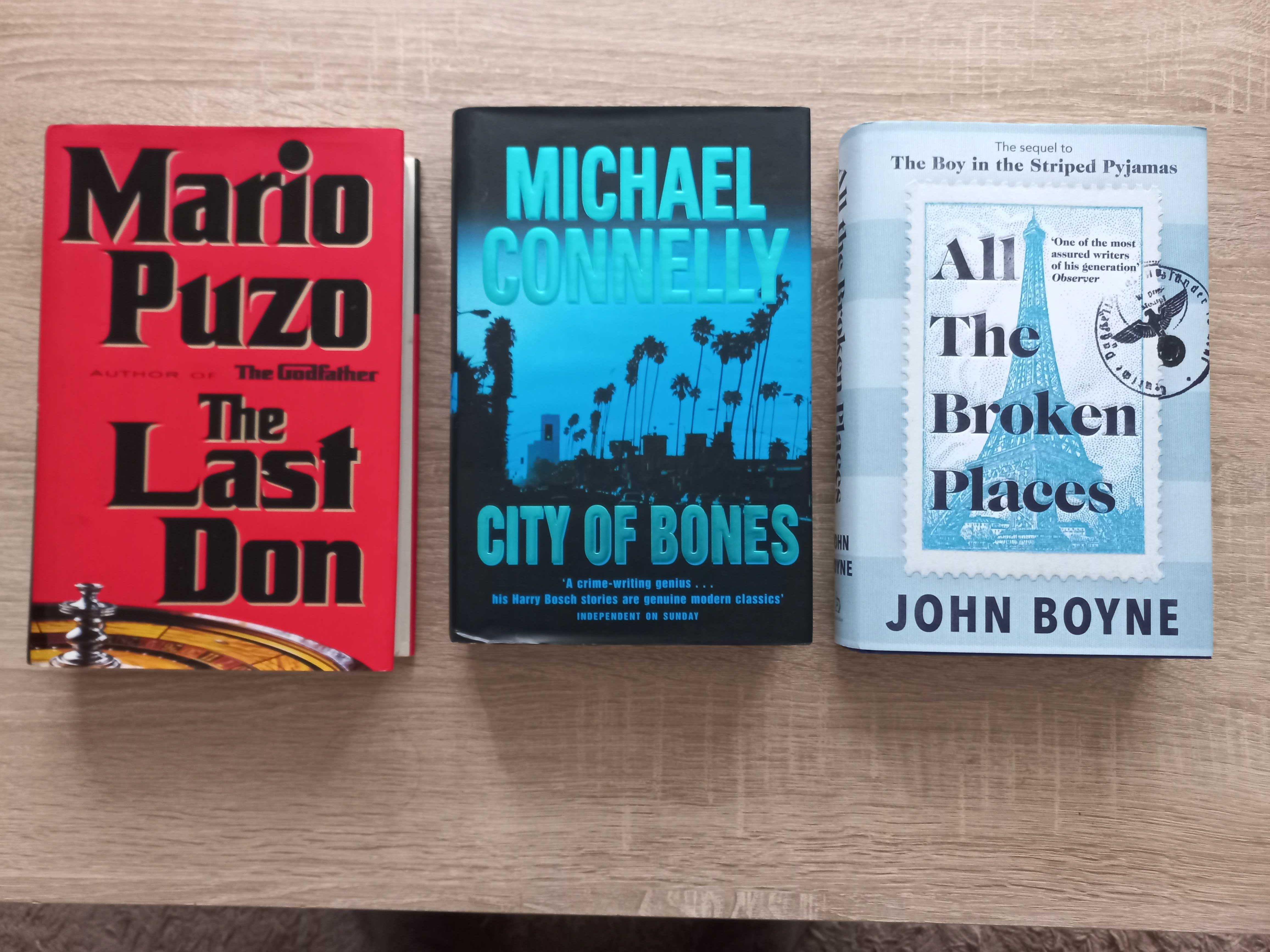 Carte engleza hardcover: Mario Puzo, Michael Connelly, John Boyne