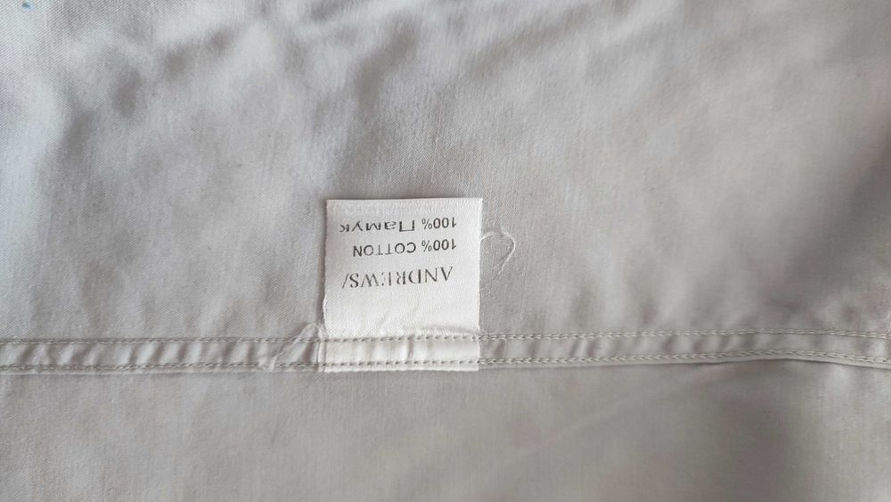 Мъжка риза ANDREWS дълъг ръкав , цвят светлосив, размер М