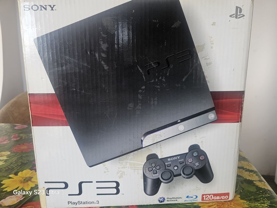 PlayStation 3 Slim – 500 GB | 2 контролера | С кутия
