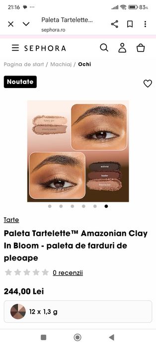 Tartalette in Bloom Tarte sephora
