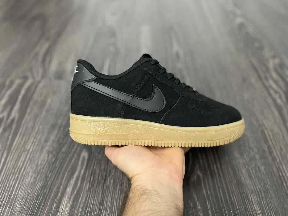 Nike Airforce 1 Bej/Negru l Unisex l Full Box