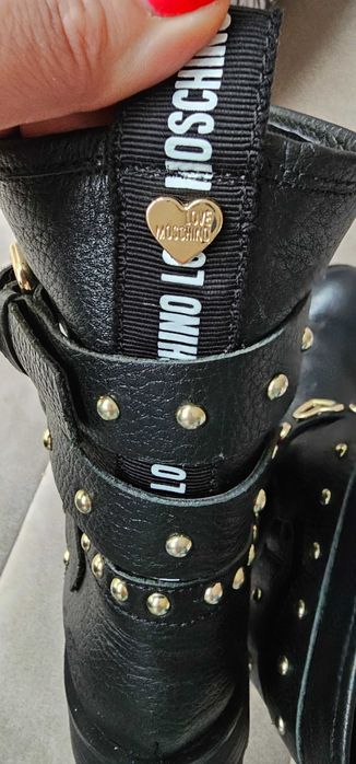 Боти Ест.кожа Love Moschino