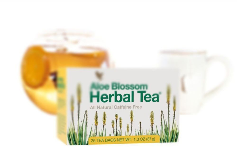 Aloe blossom herbal tea ceai cu multe plante și aloe vera