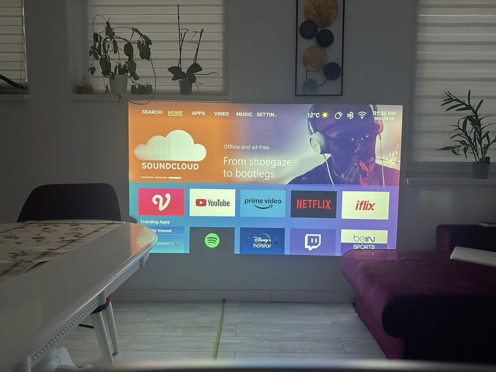 Ochi OBOSIȚI? Ecran MIC? PROIECTOR 1500ANSI - NOU, Testat Expert