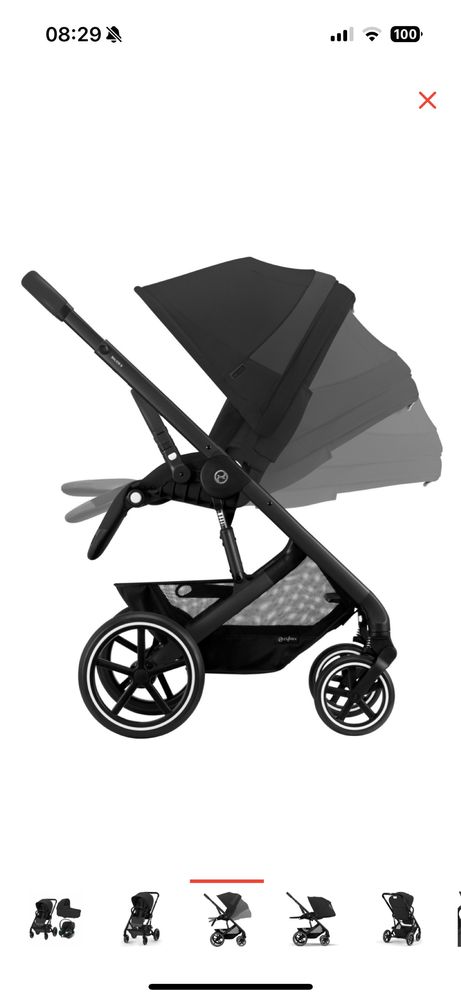 Универсальная детская коляска 3 в 1 Cybex Balios S