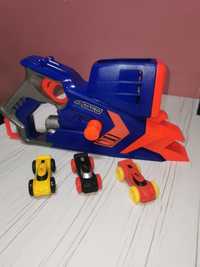 Nerf Nitro, pusca cu masinute de spuma