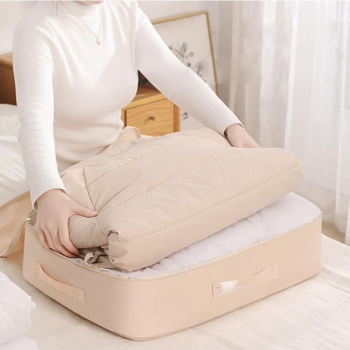 Чанта с цип за съхранение на обемни текстили