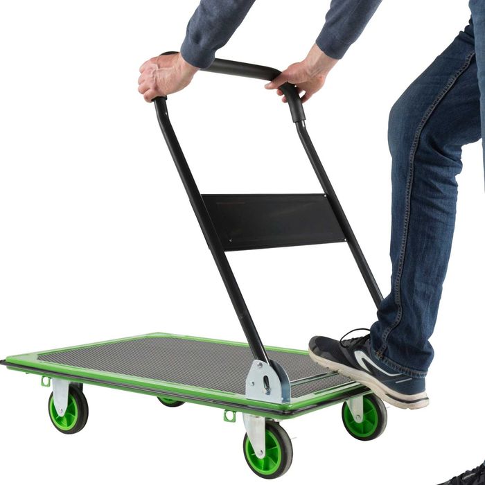 Carucior Platforma Pliabil 300kg Transport Electrocasnic Cutii Butoaie