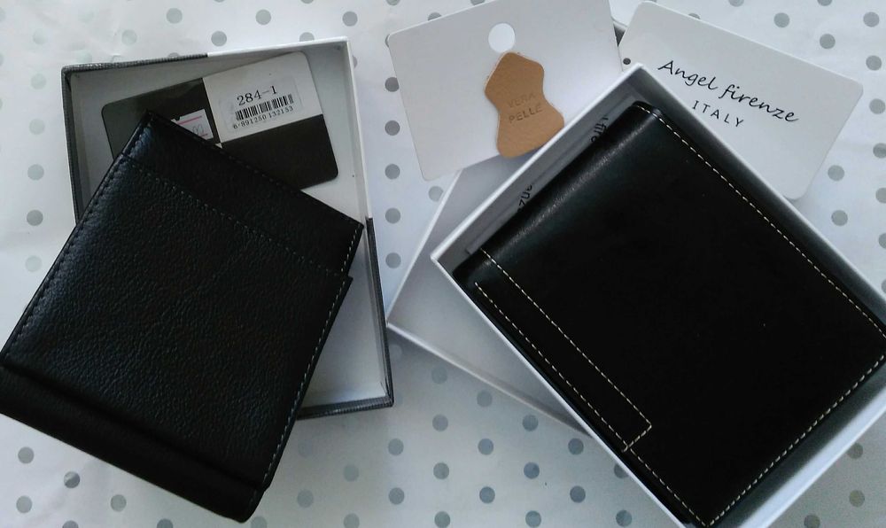 Мъжки портфейли естествена кожа