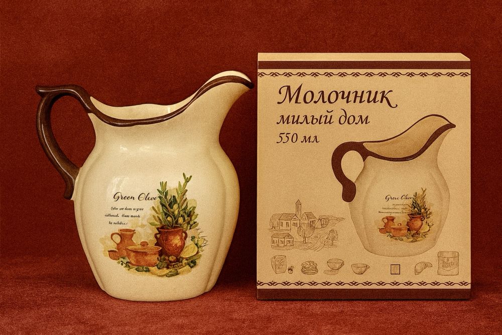 Молочник кувшин керамический новый