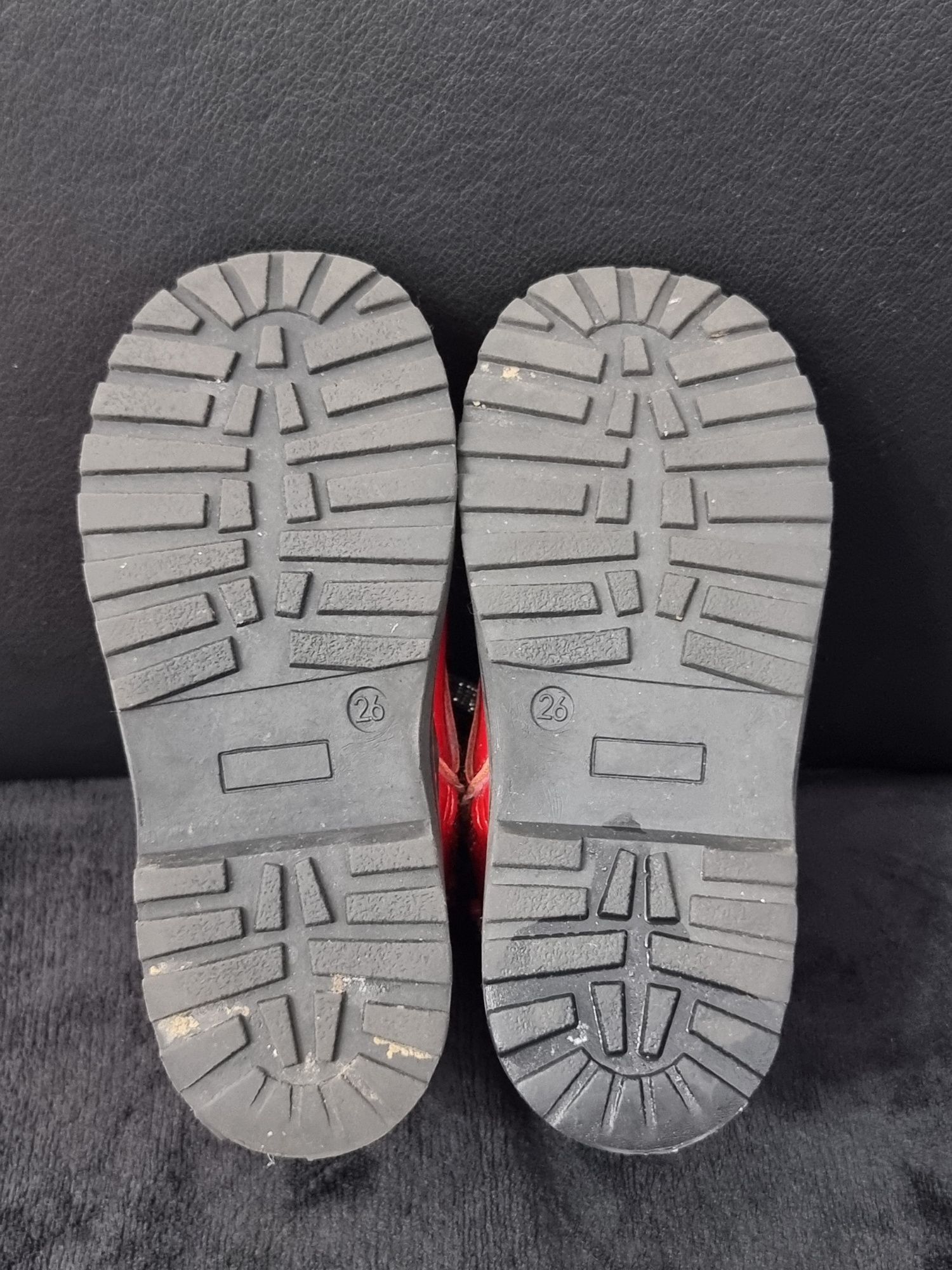 Ghete Tom Tailor Nr.26 roșii îmblănite 16.5cm