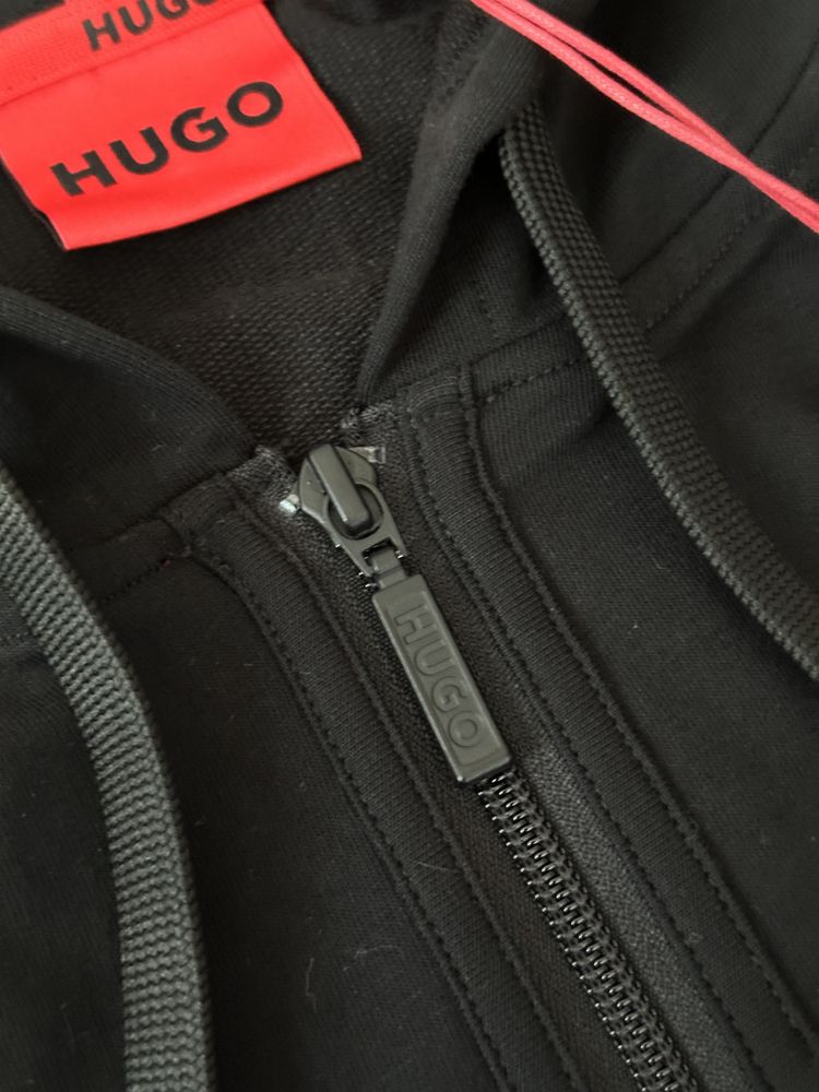 ОРИГИНАЛЕН! Hugo Boss дамски сет анцуг суитчър и долнище размер XS