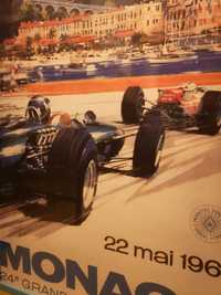 Ретро Постер Formula 1, Monaco, Monte Carlo 50см/70см+рамка IKEA