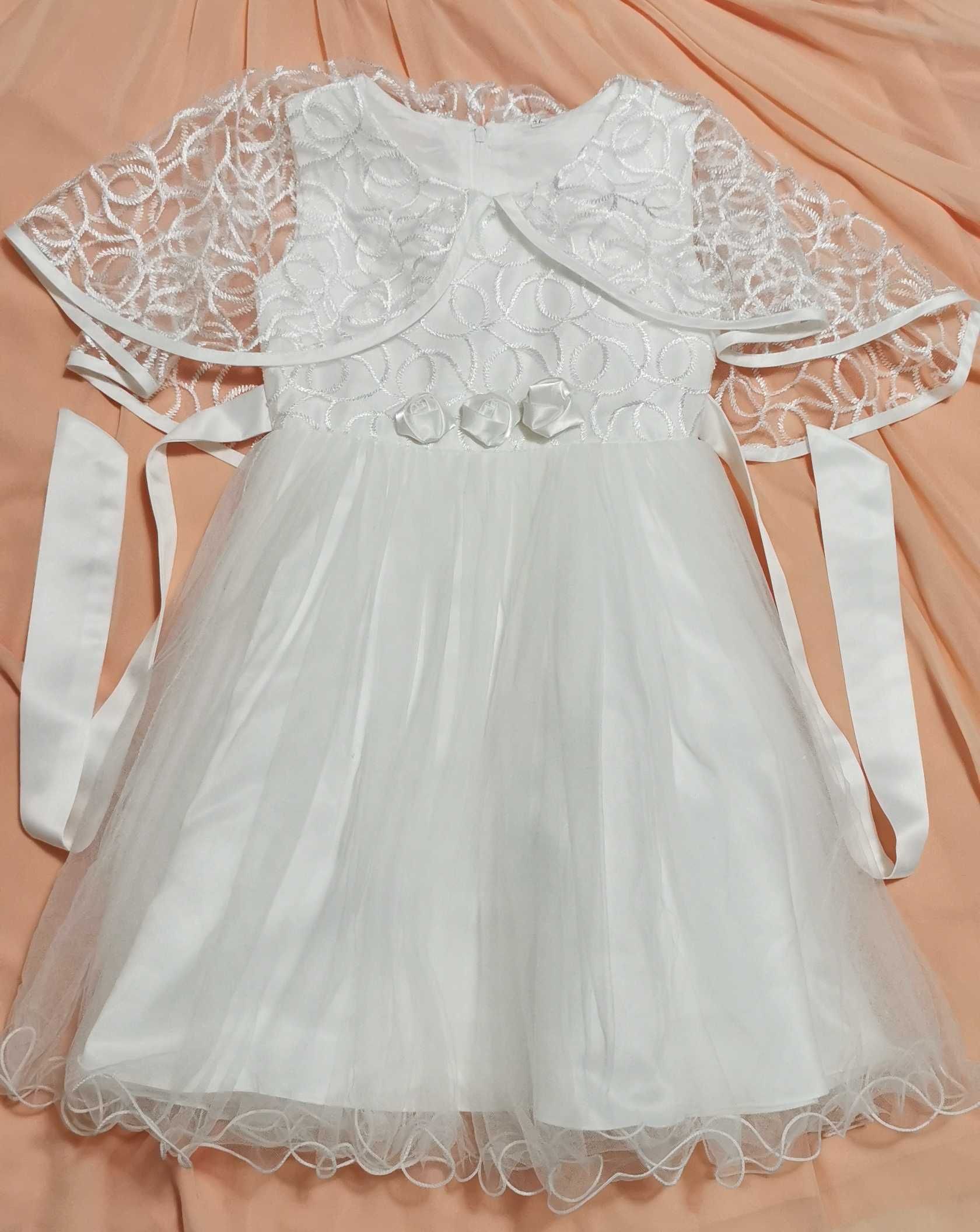 Vand rochita de ocazie cu capă (petrecere, nunta, botez, serbare)
