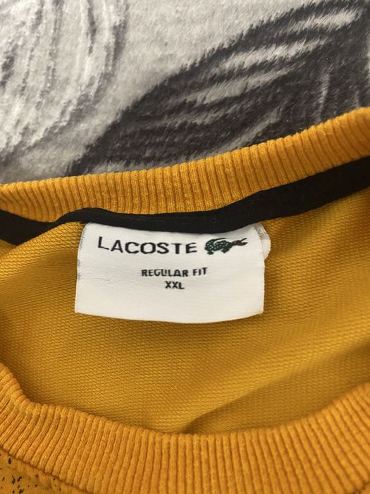 Bluza lacoste galbena marimea xxl originala