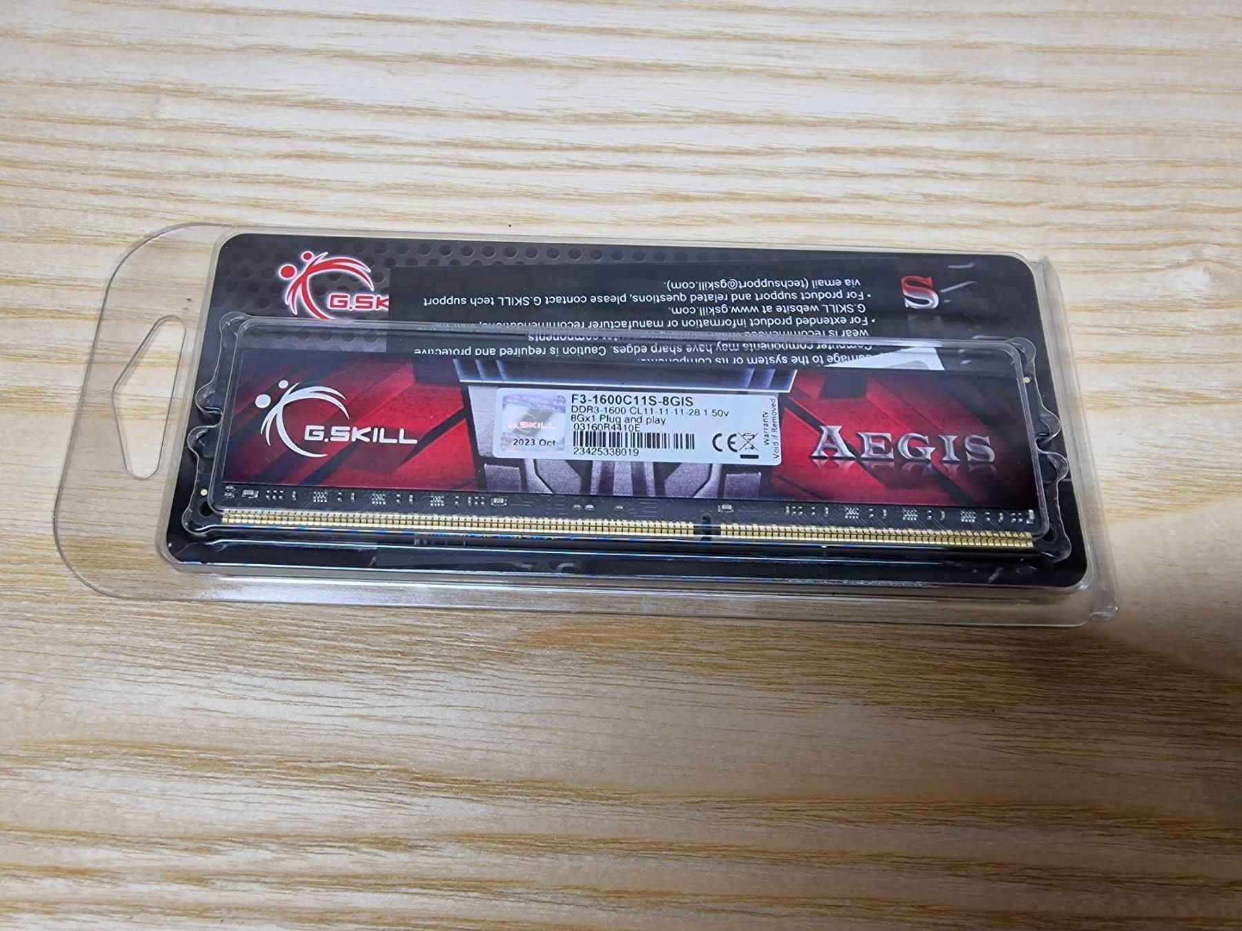 Нова 8GB DDR3 G.Skill Aegis 1600Mhz