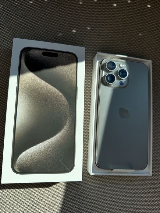 iPhone 15 Pro Max Natural Titanium 256GB + Factura emag !