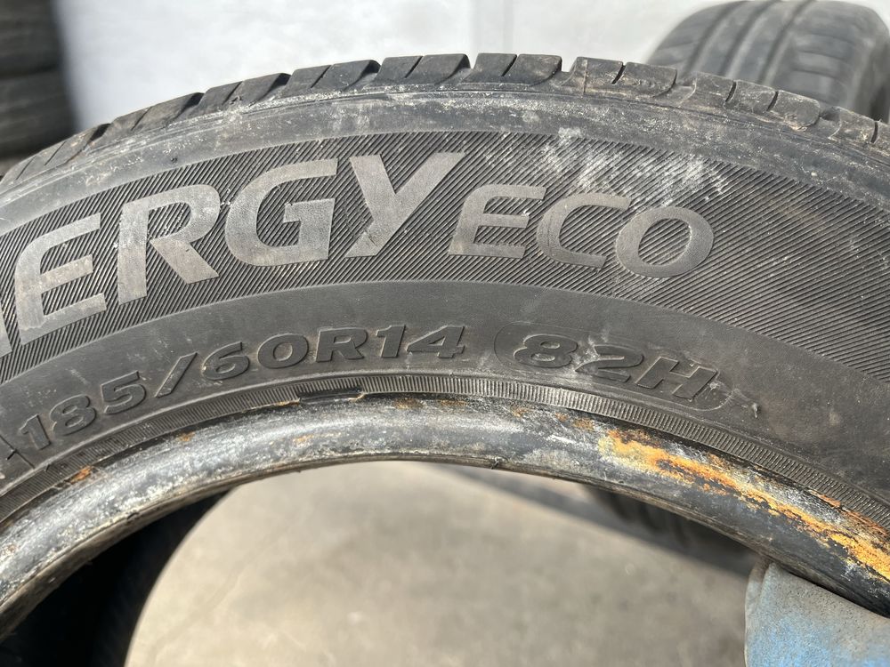 2 бр. летни гуми 185/60/14 Hankook DOT 0417 4,5 mm