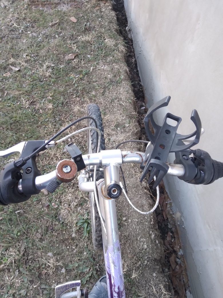Bicicleta roz pentru fete