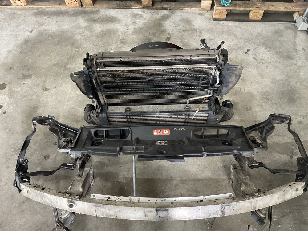 Trager complet radiatoare Mercedes W204 c class armatura panou frontal