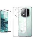 Husa Soft Silicon si Folie Sticla 6D Xiaomi Redmi Note 14 14C 14T PRO