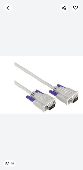 Cablu Hama VGA, ecranat, 1.5 m negru cablu vga