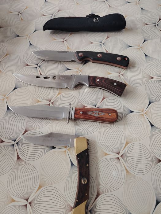 Vînd cuțite + briceage vînătoare  450 tot  setul!