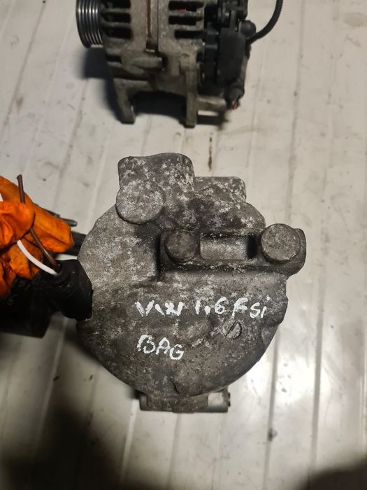 Alternator, electromotor, compresor clima vw golf 5,motor 1,6 fsi,BAG