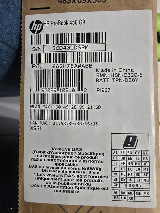 Laptop HP ProBook G9 NOU!!!