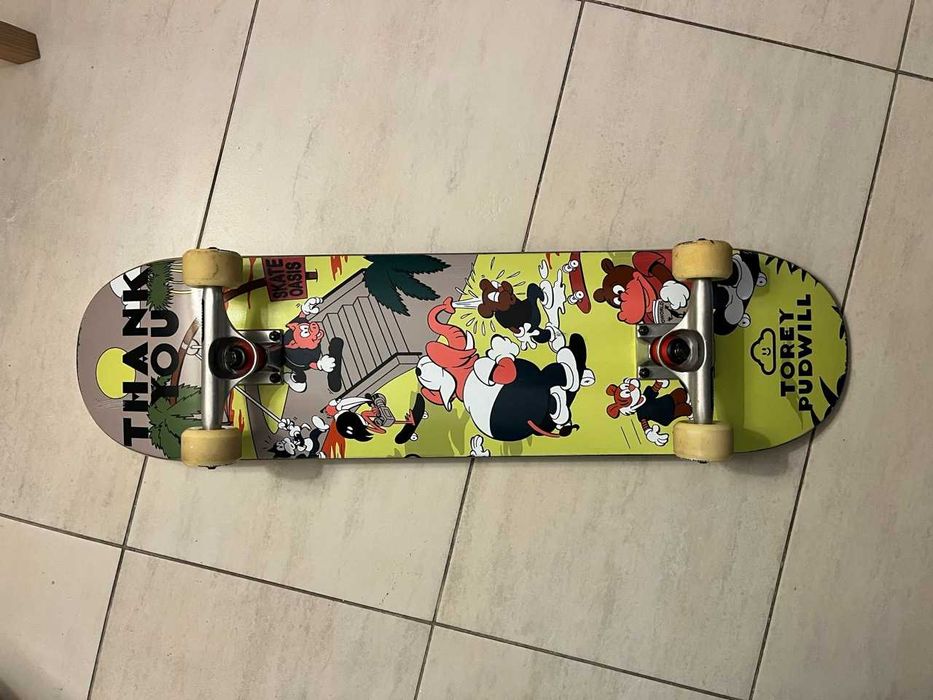 Скейтборд Torey Pudwill. Практически нов! В отлично състояние!