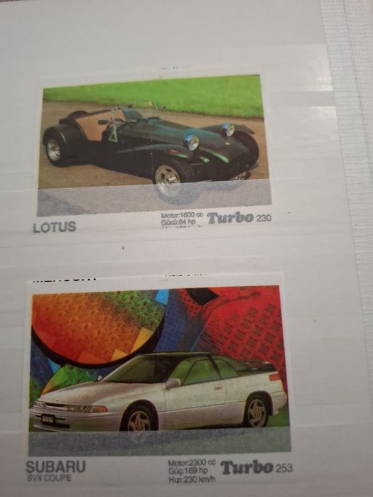 Tichete turbo colecție stare impecabila