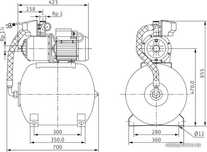 Насос. Насосная станция Wilo MultiPress HMP 604