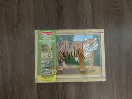 Дървен пъзел Melissa and Doug 4 в 1