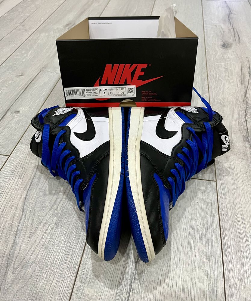 Vand Jordan 1 Royal Toe