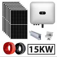 Kit complet sistem fotovoltaic 15kW ,10kW , 5kW