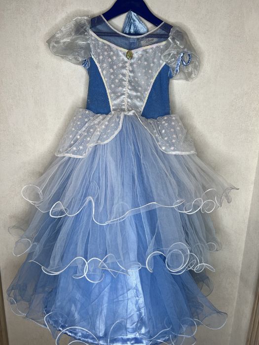 Новогоднее платье  Золушки 4-6 лет, туфли и корона