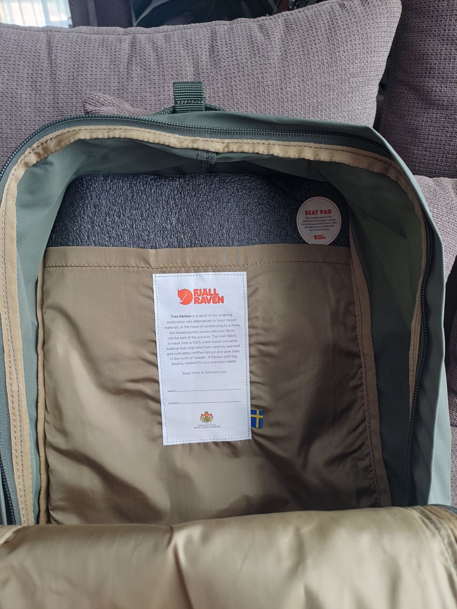 Fjällräven раница зелена