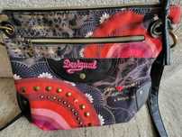 Geanta Desigual piele cu textil