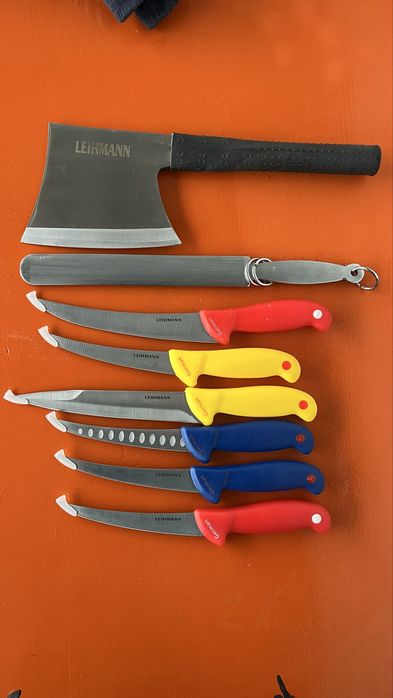 Set 8 piese/cuțite oțel Profesionale macelar noi