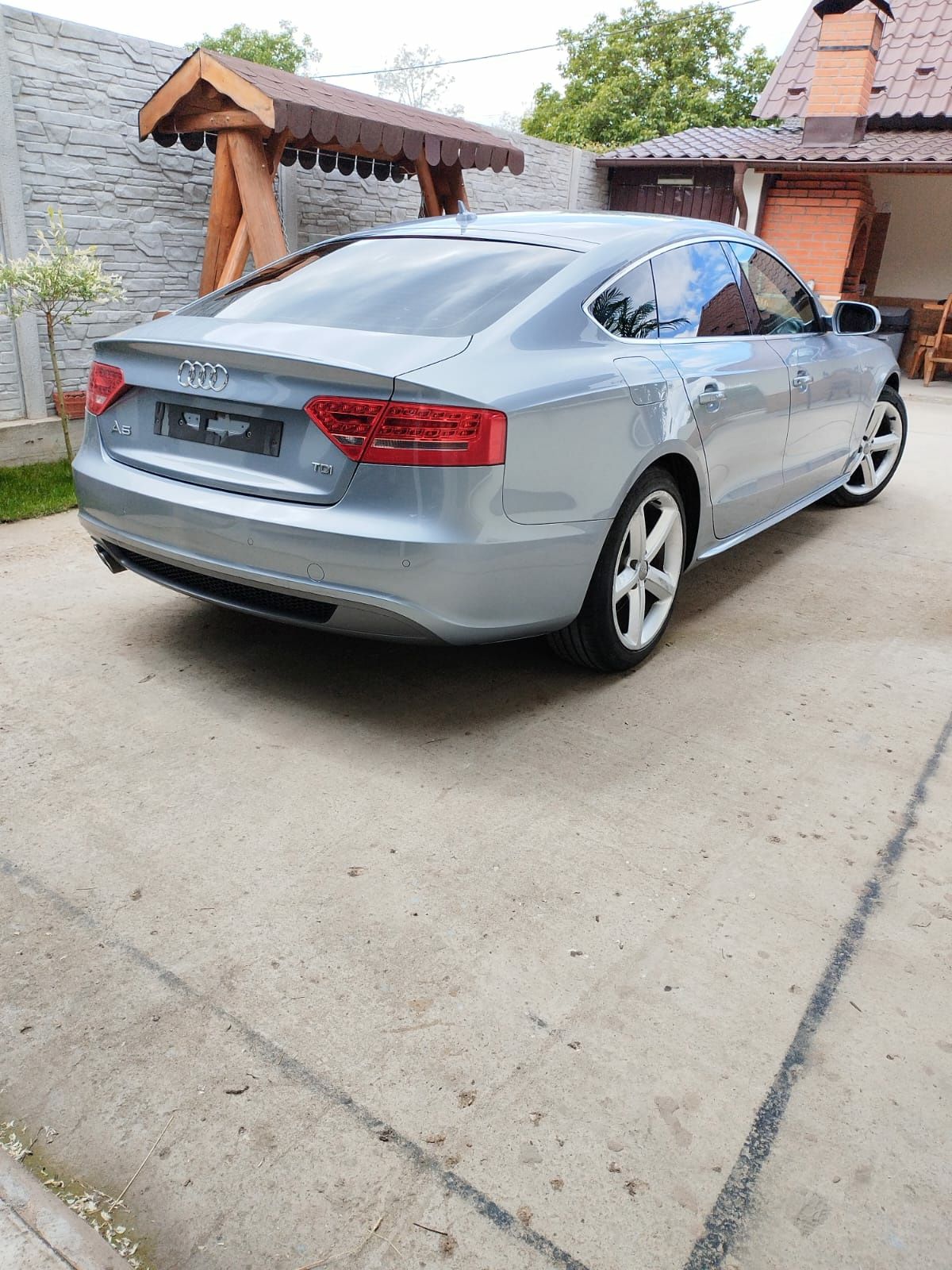 Bara Spoiler Fusta Difuzor Spate Completă Audi A5 B8 S-line Sportback