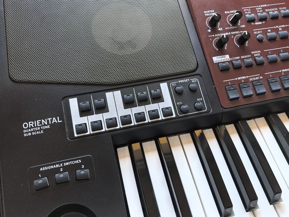 Vand orga Korg pa 1000