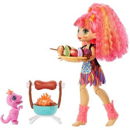 Оригинални кукли Cave Club Mattel с аксесоари EMBERLY, ROARALAI, TELLA