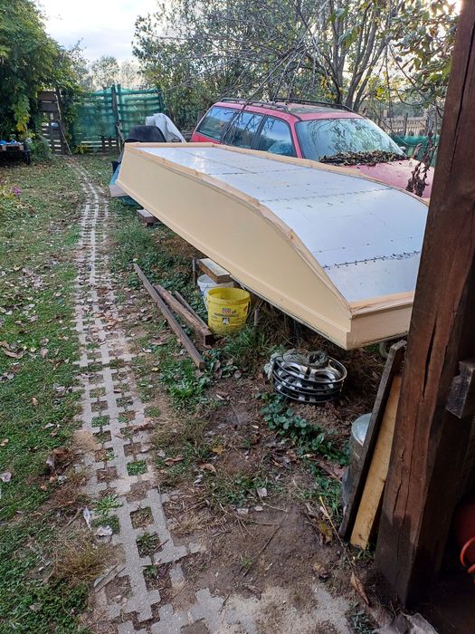 Vănd barca lemn fund di aluminiu