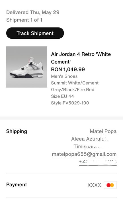 Jordan 4 Retro White Cement